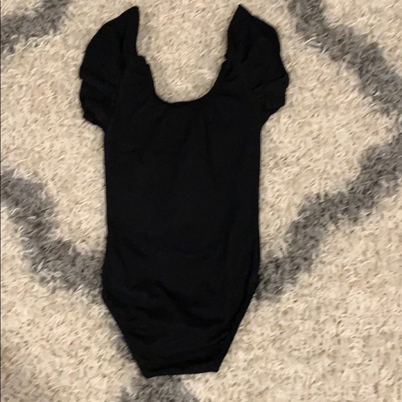 Black Leotard “ little MISS lucky CHARM” - Picture 2 of 3